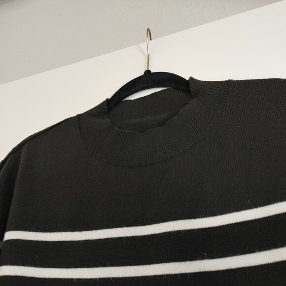 Women's Lounge Long Sleeve Striped Top - Picture 2 of 15